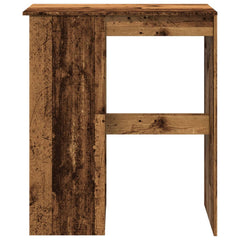 vidaXL Bar Table with Racks Old Wood 90x47.5x103.5 cm Engineered Wood 4