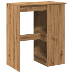 vidaXL Bar Table with Racks Artisan Oak 90x47.5x103.5 cm Engineered Wood 6