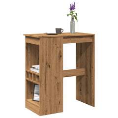 vidaXL Bar Table with Racks Artisan Oak 90x47.5x103.5 cm Engineered Wood 1