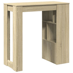vidaXL Bar Table with Racks Sonoma Oak 102x50x103.5 cm Engineered Wood 6