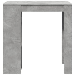 vidaXL Bar Table with Racks Concrete Grey 102x50x103.5 cm Engineered Wood 4