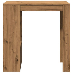 vidaXL Bar Table with Racks Artisan Oak 102x50x103.5 cm Engineered Wood 4