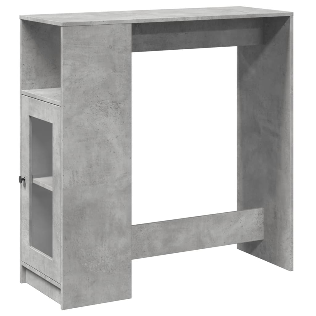 vidaXL Bar Table | Concrete Grey | Engineered Wood | Tall | Bar Table 2