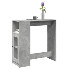 vidaXL Bar Table | Concrete Grey | Engineered Wood | Tall | Bar Table 1