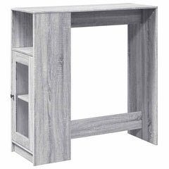 vidaXL Bar Table | Grey Sonoma | Engineered wood | Tall | Bar Table 2