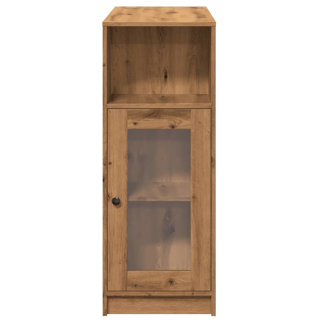 vidaXL Bar Table with Racks Artisan Oak 101x40x103.5 cm Engineered Wood 6