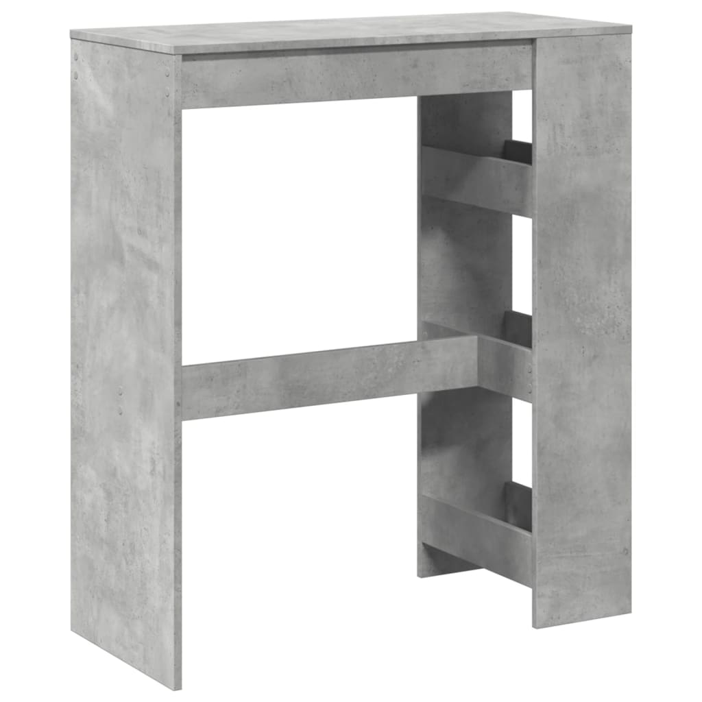 vidaXL Bar Table | Concrete Grey | Engineered Wood | 90 cm x 40 cm x 103.5 cm 6