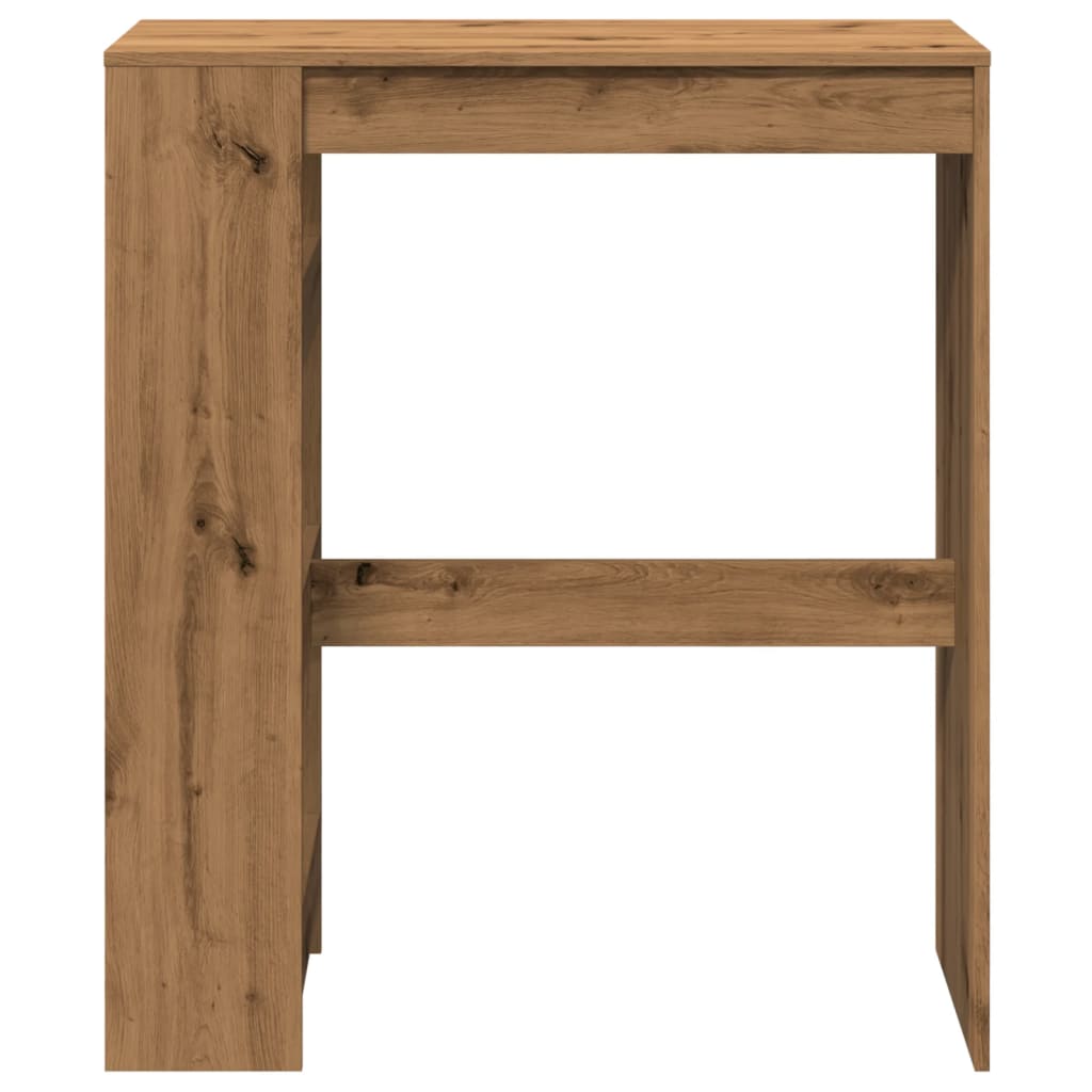 vidaXL Bar Table with Racks Artisan Oak 90x40x103.5 cm Engineered Wood 4