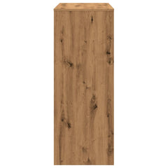 vidaXL Bar Table with Racks Artisan Oak 90x40x103.5 cm Engineered Wood 5