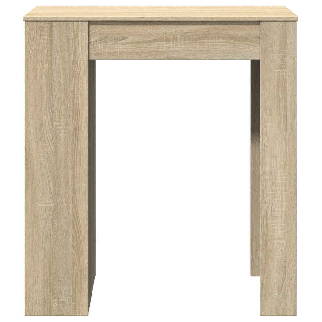 vidaXL Bar Table with Racks Sonoma Oak 95x47x103.5 cm Engineered Wood 4