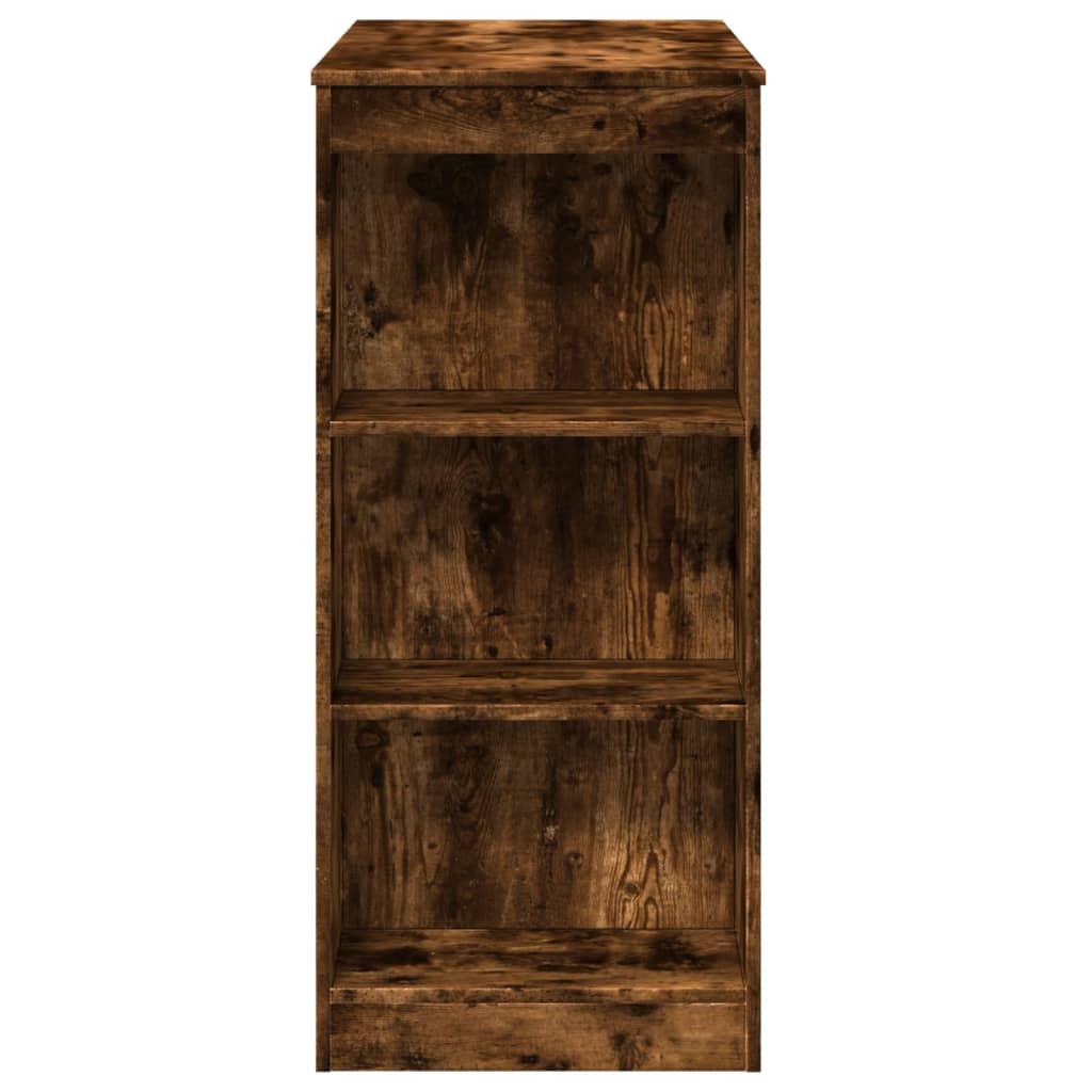 vidaXL Bar Table with Racks Smoked Oak 95x47x103.5 cm Engineered Wood 5