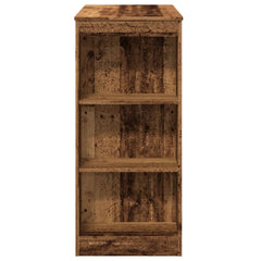 vidaXL Bar Table with Racks Old Wood 95x47x103.5 cm Engineered Wood 5