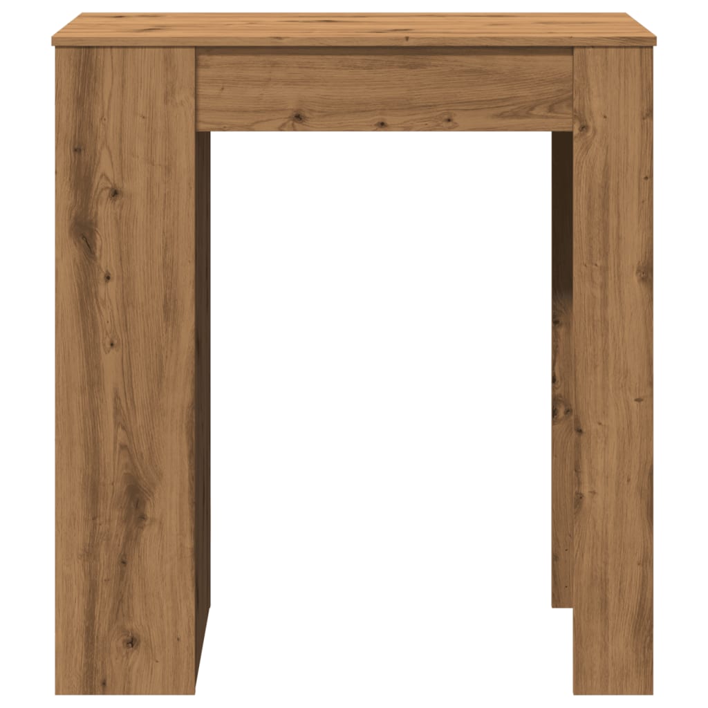 vidaXL Bar Table with Racks Artisan Oak 95x47x103.5 cm Engineered Wood 4
