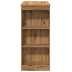 vidaXL Bar Table with Racks Artisan Oak 95x47x103.5 cm Engineered Wood 5