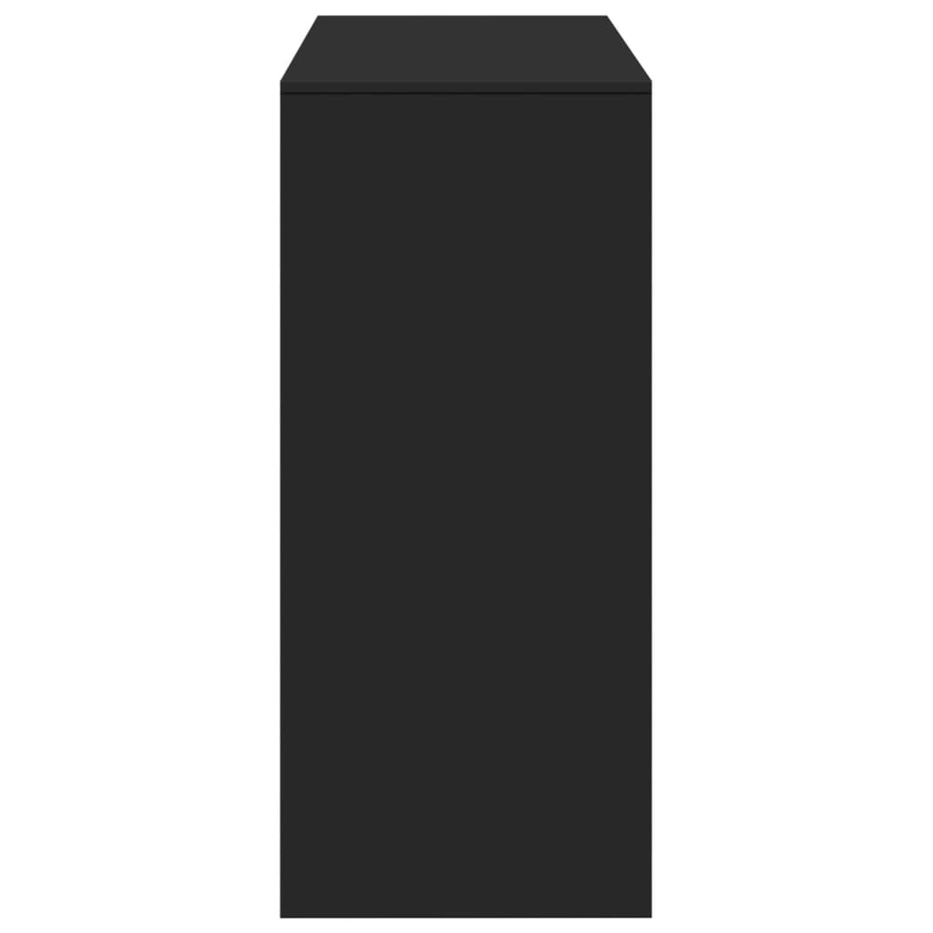 vidaXL Bar Table | Black | Engineered wood | 124x46x103.5 cm | Bar Table 5