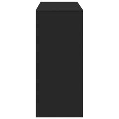 vidaXL Bar Table | Black | Engineered wood | 124x46x103.5 cm | Bar Table 5