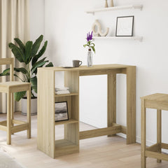 vidaXL Bar Table | Sonoma oak | Engineered wood | Large | Bar Table 3