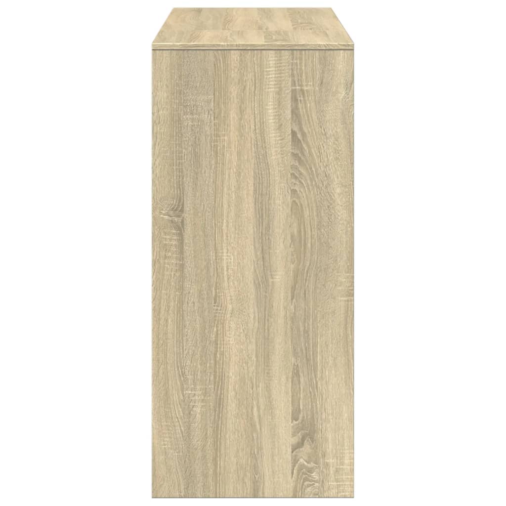 vidaXL Bar Table | Sonoma oak | Engineered wood | Large | Bar Table 5
