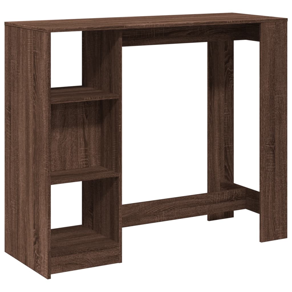 vidaXL Bar Table | Brown Oak | Engineered Wood | Tall | Bar Table | Rectangular 2