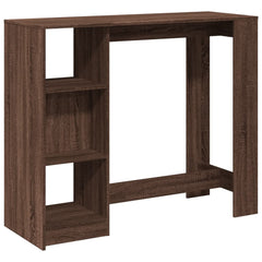 vidaXL Bar Table | Brown Oak | Engineered Wood | Tall | Bar Table | Rectangular 2