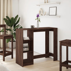 vidaXL Bar Table | Brown Oak | Engineered Wood | Tall | Bar Table | Rectangular 3