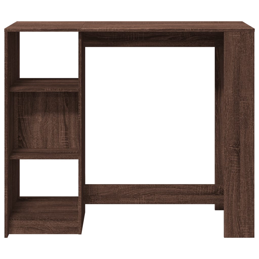 vidaXL Bar Table | Brown Oak | Engineered Wood | Tall | Bar Table | Rectangular 4