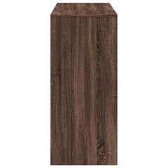 vidaXL Bar Table | Brown Oak | Engineered Wood | Tall | Bar Table | Rectangular 5