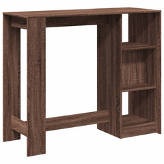vidaXL Bar Table | Brown Oak | Engineered Wood | Tall | Bar Table | Rectangular 6