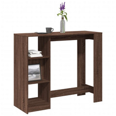 vidaXL Bar Table | Brown Oak | Engineered Wood | Tall | Bar Table | Rectangular 1
