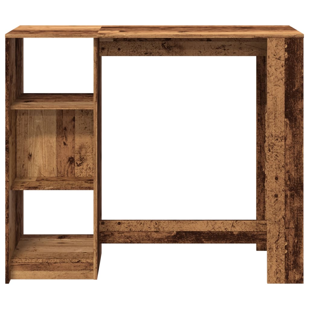 vidaXL Bar Table | Old wood | Engineered wood | 124 x 46 x 103.5 cm | Bar Table 4
