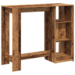 vidaXL Bar Table | Old wood | Engineered wood | 124 x 46 x 103.5 cm | Bar Table 6