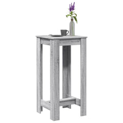 vidaXL Bar Table Grey Sonoma 51x50x103,5 cm Engineered Wood 1