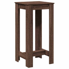 vidaXL Bar Table Brown Oak 51x50x103,5 cm Engineered Wood 2