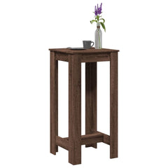 vidaXL Bar Table Brown Oak 51x50x103,5 cm Engineered Wood 1