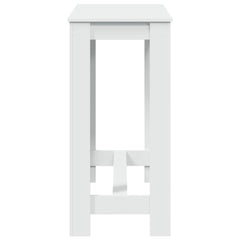 vidaXL Bar Table White 102x50x103,5 cm Engineered Wood 6