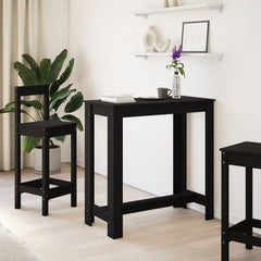 vidaXL Bar Table Black 102x50x103,5 cm Engineered Wood 3