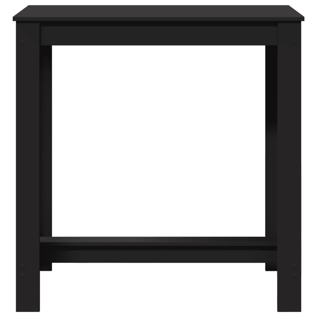 vidaXL Bar Table Black 102x50x103,5 cm Engineered Wood 4
