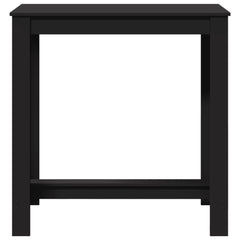 vidaXL Bar Table Black 102x50x103,5 cm Engineered Wood 4