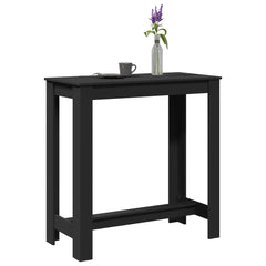 vidaXL Bar Table Black 102x50x103,5 cm Engineered Wood 1