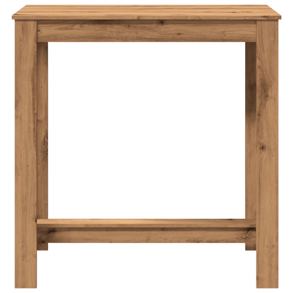 vidaXL Bar Table Artisan Oak 102x50x103,5 cm Engineered Wood 4