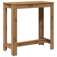 vidaXL Bar Table Artisan Oak 102x50x103,5 cm Engineered Wood 5