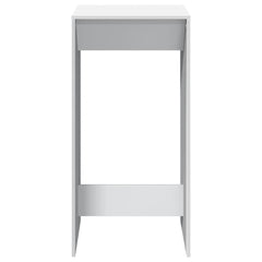 vidaXL Bar Table White 51x50x103,5 cm Engineered Wood 4