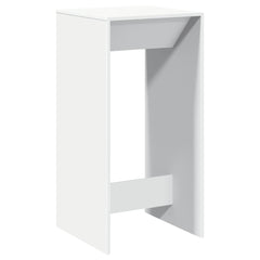 vidaXL Bar Table White 51x50x103,5 cm Engineered Wood 5
