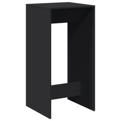 vidaXL Bar Table Black 51x50x103,5 cm Engineered Wood 2