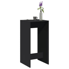 vidaXL Bar Table Black 51x50x103,5 cm Engineered Wood 1