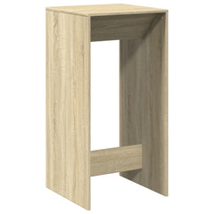 vidaXL Bar Table Sonoma Oak 51x50x103,5 cm Engineered Wood 2