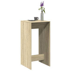 vidaXL Bar Table Sonoma Oak 51x50x103,5 cm Engineered Wood 1