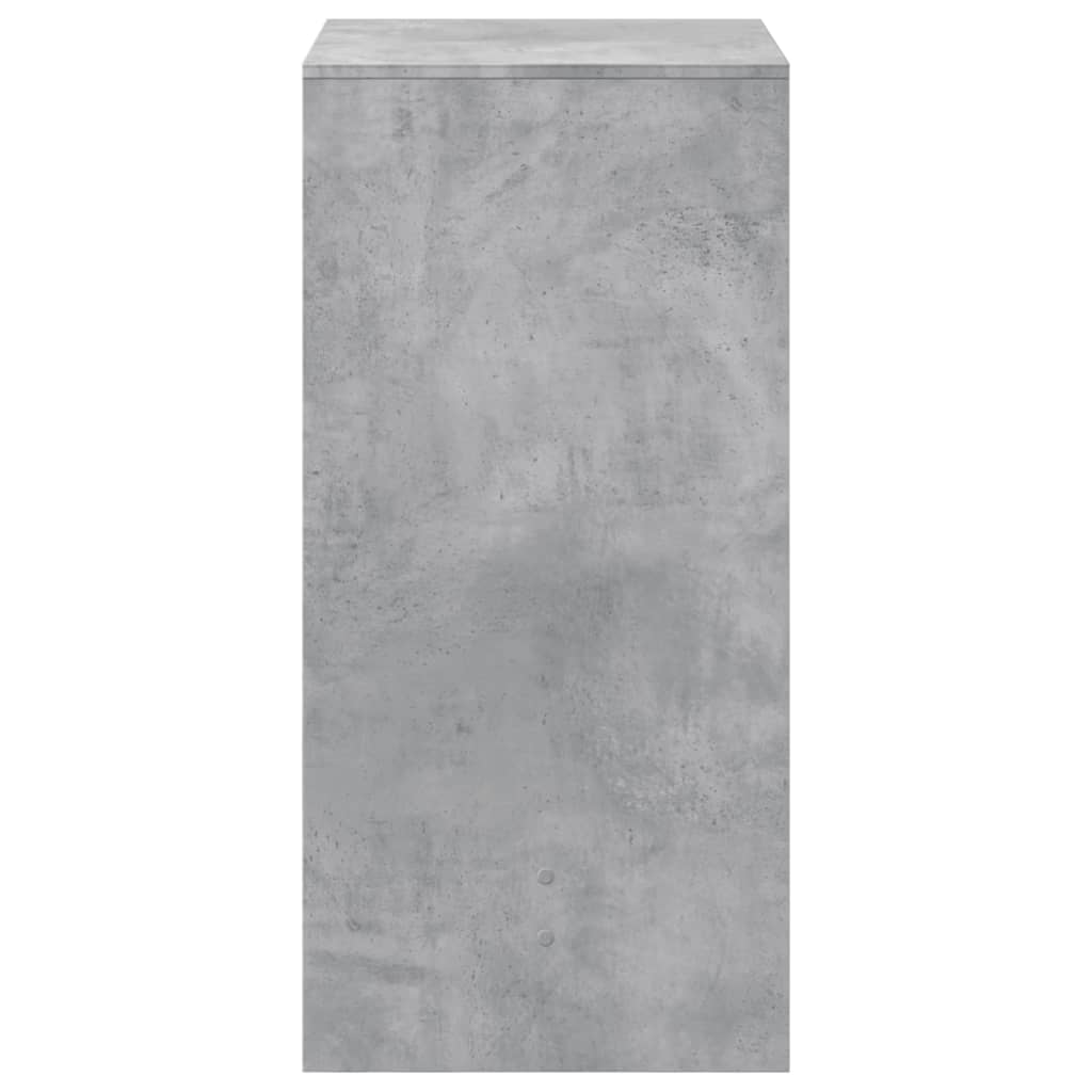 vidaXL Bar Table Concrete Grey 51x50x103,5 cm Engineered Wood 6