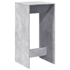 vidaXL Bar Table Concrete Grey 51x50x103,5 cm Engineered Wood 5