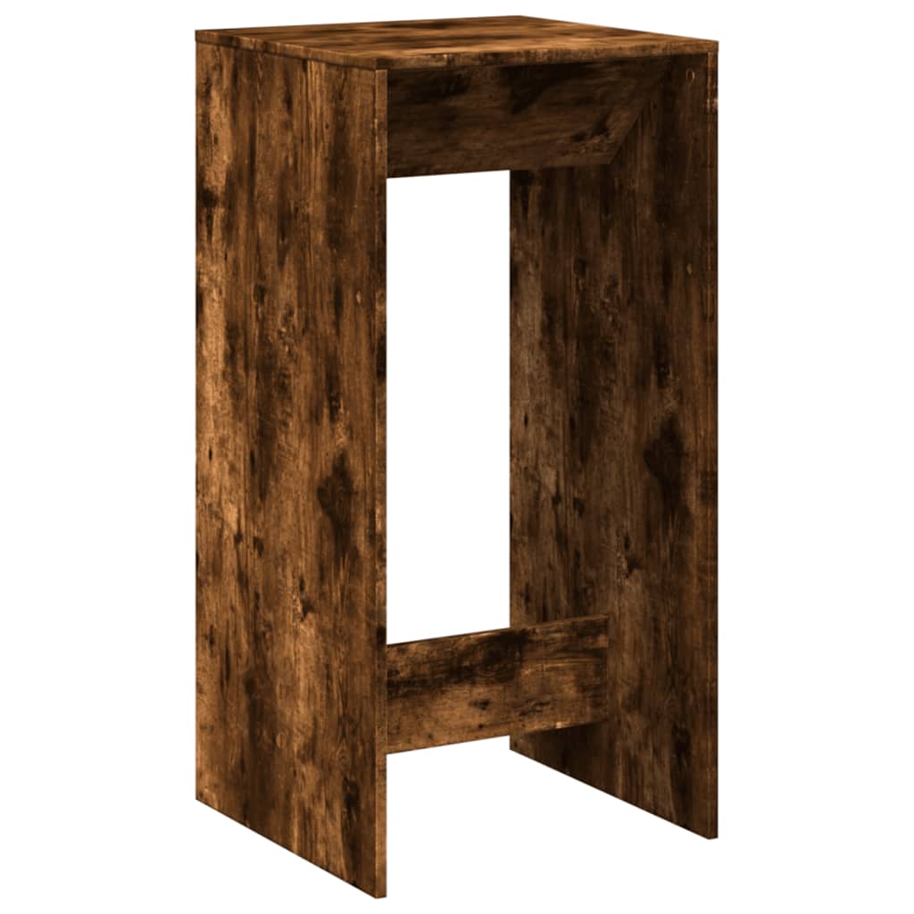 vidaXL Bar Table Smoked Oak 51x50x103,5 cm Engineered Wood 2